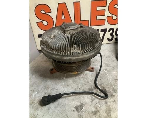Electric fan clutch and hub assembly from a Volvo D13